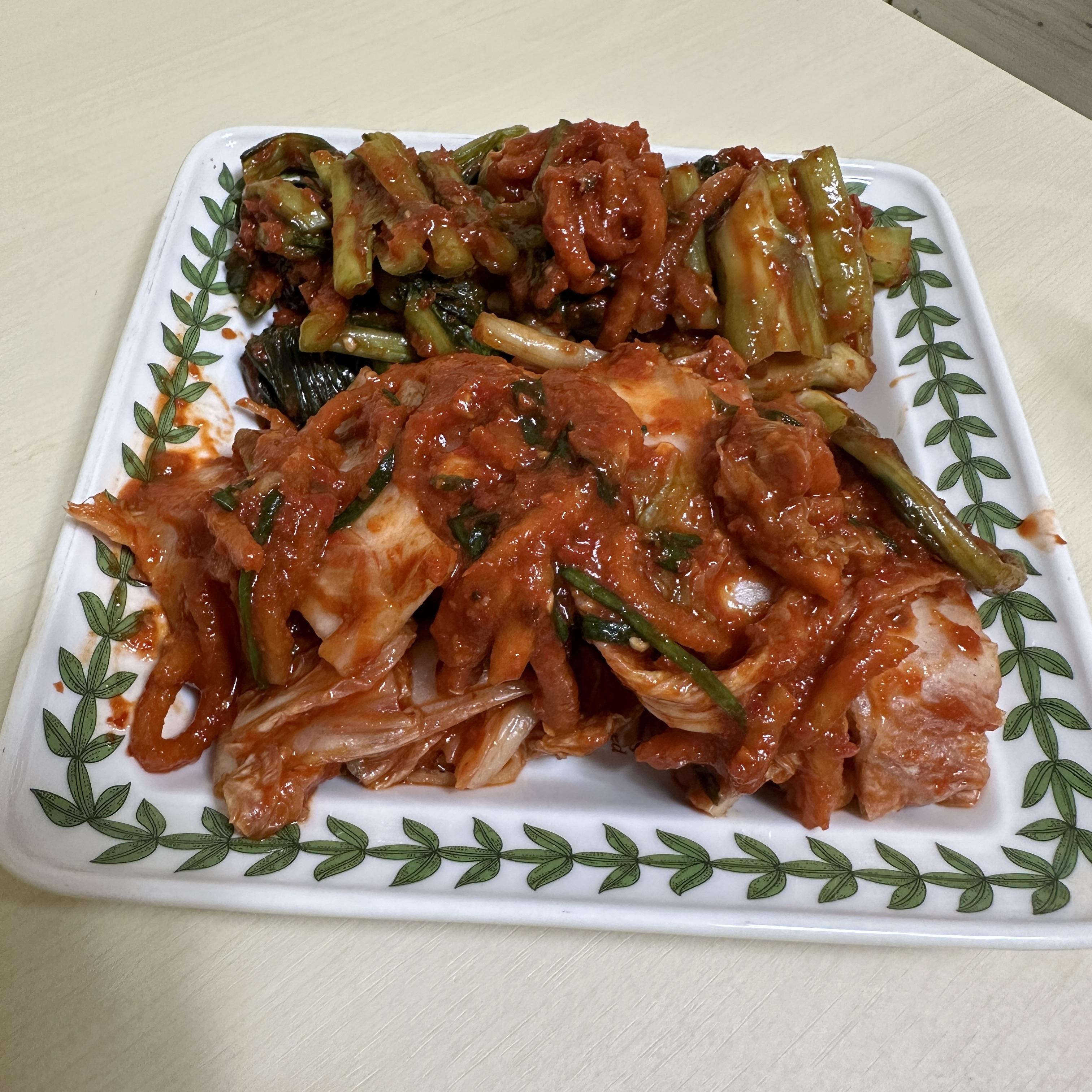 옥과 맛있는 김치세트 2 (배추포기김치 2kg+갓김치 2kg)